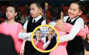 Quý tử nhà Khánh Thi - Phan Hiển "run như cầy sấy" trước khi ra sàn diễn vẫn giành 2 HCV rạng danh Việt Nam