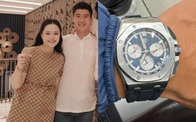 Duy Mạnh mất đồng hồ cả tỷ đồng do vợ tặng, phản ứng của tiểu thư Quỳnh Anh thế nào?