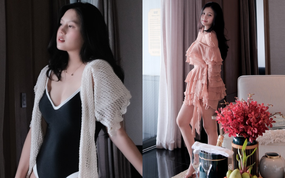 Vợ Thành Chung xinh đẹp "tái xuất" sau thời gian âm thầm sinh con, lấy lại vóc dáng hotgirl thần tốc chỉ sau 1 tháng