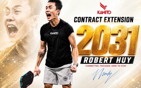 Ngôi sao làng pickleball Việt Robert Huy gia hạn hợp đồng với Kamito đến năm 2031