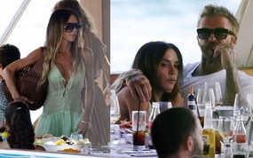 Victoria khoe dáng sexy tuổi 52 trong váy xuyên thấu, tình tứ bên David Beckham giữa kỳ nghỉ xa hoa giá hơn 200 triệu/đêm
