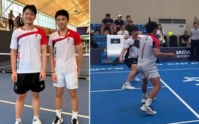 Xuân Đức (18 tuổi) - Hoài Anh (16 tuổi) là ai mà khiến Top 1 Pickleball Việt Nam "bở hơi tai" mới thắng được?
