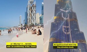 Nơi được gọi là "thành phố đến từ tương lai": Lắp điều hoà giữa bãi biển, có thể tự kích mây tạo mưa