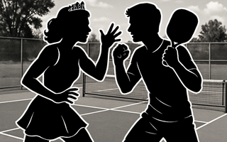 Hoa hậu Vbiz ẩu đả hot boy trên sân pickleball, bóng đi đường bóng nhưng vợt đi vào mặt!