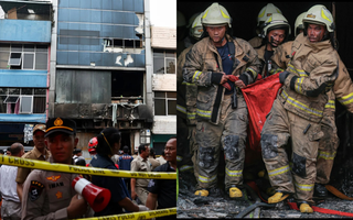 Hiện trường thương tâm vụ cháy toà nhà văn phòng khiến ít nhất 22 người thiệt mạng: Hơn 100 lính cứu hỏa và 29 xe chữa cháy được điều động