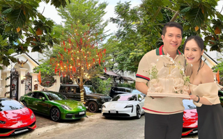 Nguyễn Quốc Vũ - chồng Đoàn Di Băng làm nghề gì mà giàu, phải xây biệt thự 400 tỷ để chứa siêu xe?