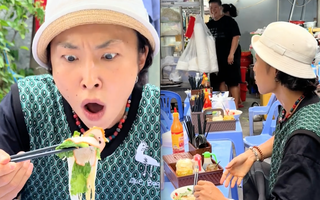 Đang khen đồ ăn Việt, khách Nhật khựng lại vì pha "đáp trả" khó tin từ một nhân vật không ngờ