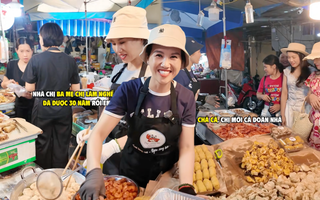 Cô gái bán hải sản khéo nhất Vịnh Bắc Bộ, giọng nói như biên tập viên truyền hình khiến ai cũng muốn mua hàng