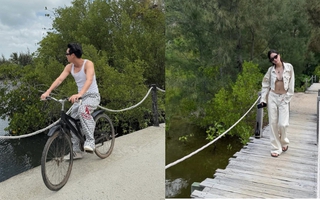 Bóc ảnh hẹn hò sao nam Vbiz và gái xinh 2k1 ở resort Nha Trang