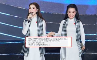 Hoà Minzy phân trần khi bị nói "kéo Cẩm Ly xuống đáy", đáp trả loạt bình luận liên quan câu hát "lúa chín cao nhưng chẳng hề cúi đầu"