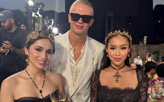 Ái nữ tỷ phú Johnathan Hạnh Nguyễn gặp Erling Haaland