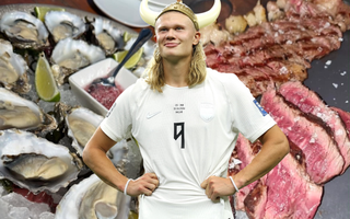 Bữa ăn của "quái vật" Erling Haaland
