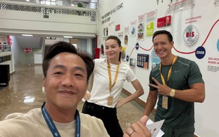 Cường Đô La đi họp phụ huynh cùng Hồ Ngọc Hà: "Cảm ơn vợ yêu Đàm Thu Trang vì bao dung"