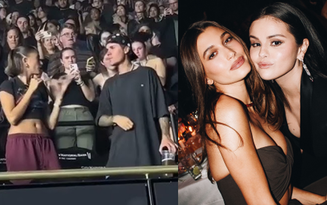 Bà xã Justin Bieber rủ chồng &quot;cà khịa&quot; tình cũ dù đã hòa giải với Selena Gomez?