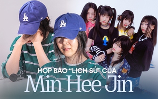 Toàn cảnh họp báo phản pháo HYBE của Min Hee Jin: Khóc nức nở, tố tập đoàn bắt NewJeans "làm con tin", BTS bị đả kích dữ dội