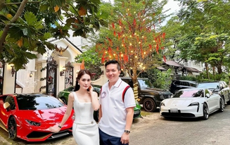 Loạt xe sang hàng chục tỷ đồng của vợ chồng Đoàn Di Băng trước khi Nguyễn Quốc Vũ bị bắt
