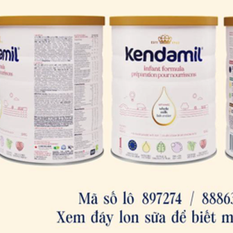 Sữa bột Kendamil thông báo thu hồi sản phẩm