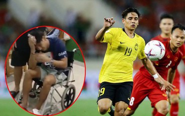 Ngôi sao tuyển Malaysia phải ngồi xe lăn vì bị cướp tấn công