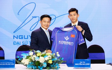 Kosmen công bố cầu thủ Hai Long trở thành đại sứ thương hiệu