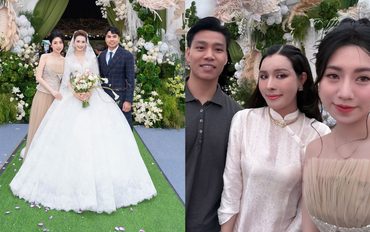 Em gái Văn Toàn "xả" ảnh cưới Đức Huy, nhan sắc chuẩn "ngọc nữ"