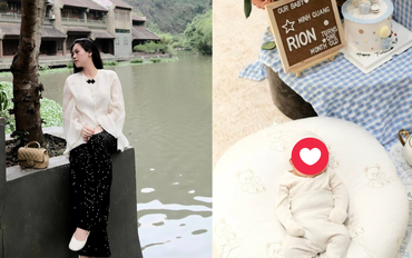 Thành Chung gây "ngỡ ngàng" khi công khai con trai thứ 2, nàng WAG Ngô Tố Uyên "lột xác" thần tốc sau sinh mới choáng