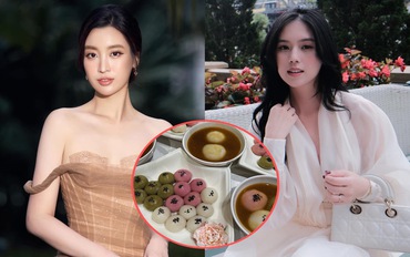 Đỗ Mỹ Linh, Ngô Tố Uyên - vợ Thành Chung khoe mâm cúng tết Hàn thực: Ai khéo léo hơn?