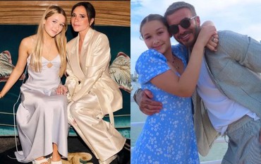 14 tuổi liên tục chạy show cùng bố mẹ, cuộc sống “bỏ quên tuổi teen” của tiểu thư Harper Beckham gây tranh cãi