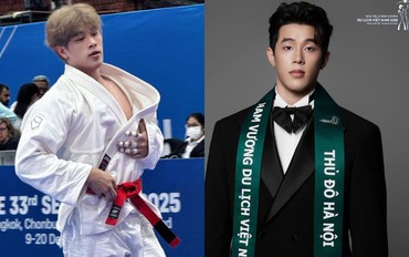 Hotboy tuyển võ Việt Nam từng nổi như cồn ở SEA Games bất ngờ thi Nam vương: Visual chuẩn nam thần, body đẹp không tì vết!