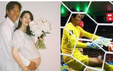 Thủ môn Hàn Quốc đang đá World Cup thì vợ sinh em bé: Nàng WAG nhắn gửi một câu đầy xúc động