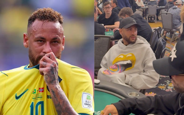 Neymar vừa khóc nức nở rời World Cup, nay đã bị tóm dính bên bàn Poker giải trí