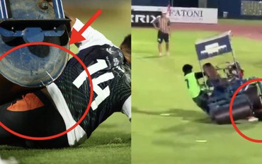Sự cố hy hữu tại Thai League: Cựu sao Ngoại hạng Anh bị xe lu cỏ cán trúng khi khởi động