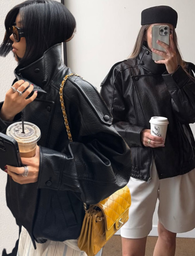 Áo da Zara đang "on top" trend Thu Đông, còn được ví sang như đồ Saint Laurent