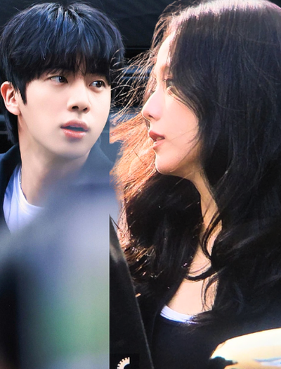 Dàn cực phẩm 1% Kpop đồng loạt diện đồ đen: Jisoo BLACKPINK và Jin BTS như nam nữ chính phim tài phiệt