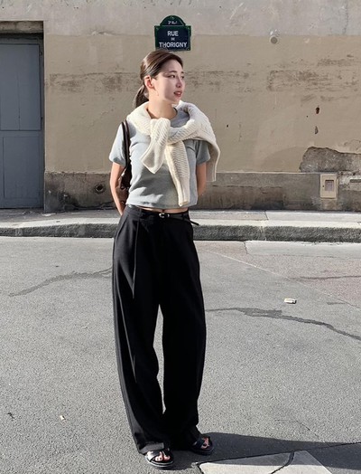 Hay mặc quần ống rộng, chị em chỉ cần biết đúng 3 bí kíp siêu tôn dáng