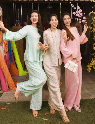 29 Tết MXH ngập ảnh dàn sao Việt diện áo bà ba, không khí xốn xang vui quá chừng!