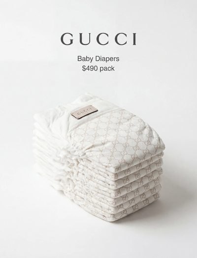 Xôn xao tin Gucci bán tã giấy em bé giá 13 triệu một xấp