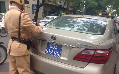 Uẩn khúc vụ Lexus đeo biển xanh giả 80A-919.99