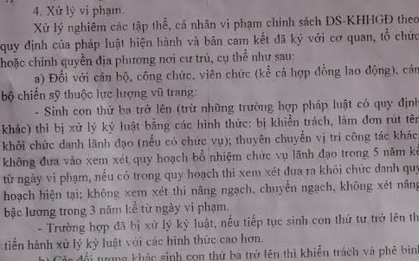 Nghệ An: Sinh con thứ 3 phải “tự nguyện” nộp phạt 1 triệu đồng