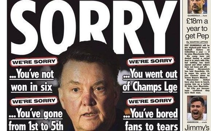 The Sun gửi lời xin lỗi cực "bá đạo" tới HLV Van Gaal