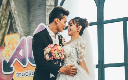 Đám cưới "giả", lãng mạn như thật của cặp đôi phòng gym Giáng Ly - Đức Tuấn