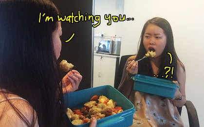 Phương pháp giảm cân "kỳ cục" nhất từ trước đến nay: Vừa ăn vừa soi gương