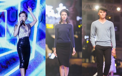 Uyên Linh “đọ dáng” cùng dàn mẫu Quang Hùng, Nguyễn Oanh, Lê Thúy trên sàn catwalk