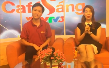 Vừa đăng quang, Thanh Chương hài hước giao lưu cùng khán giả trong chương trình Cafe sáng trên VTV3