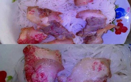 Vụ thịt heo biến thành màu đỏ: Nguyên nhân vẫn còn bí ẩn