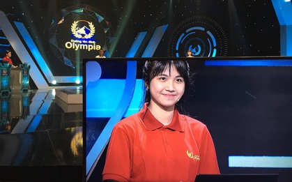 Cô bạn Lan Thy về đích thứ 3 trong Đường lên đỉnh Olympia