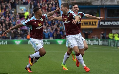 Liverpool thua "sấp mặt" trên sân của đội bóng tân binh Burnley