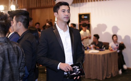 Diễn viên Quốc Bảo lịch lãm dự chung kết The Face