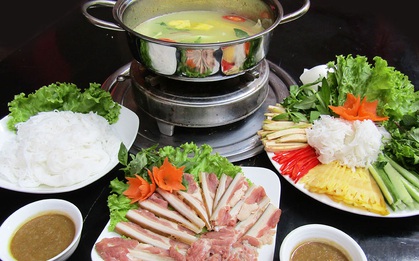 Bò nhúng dấm chuẩn vị Đà Nẵng tại Hà Nội