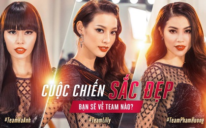 Hà Anh, Phạm Hương, Lilly Nguyễn tận tình chăm sóc các "chiến binh" trong cuộc chiến sắc đẹp