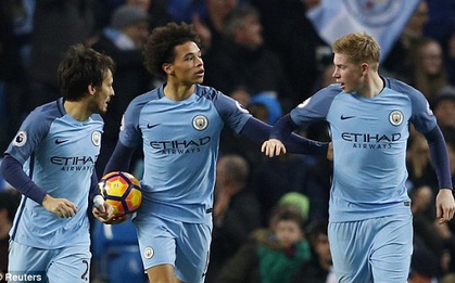 Man City ngược dòng ngoạn mục, đẩy Arsenal xuống đứng thứ tư